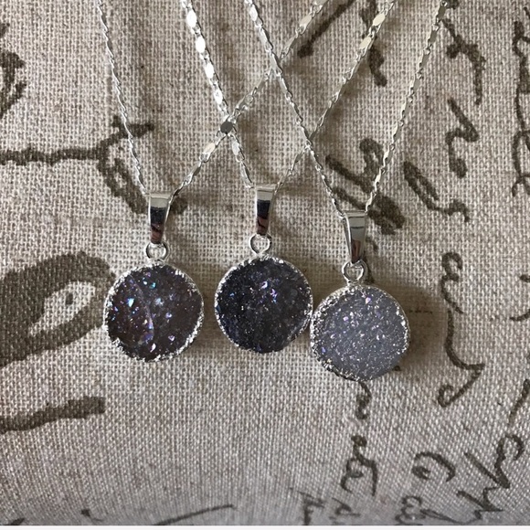 {Function & Fringe} Amethyst Druzy Necklace - Picture 3 of 8